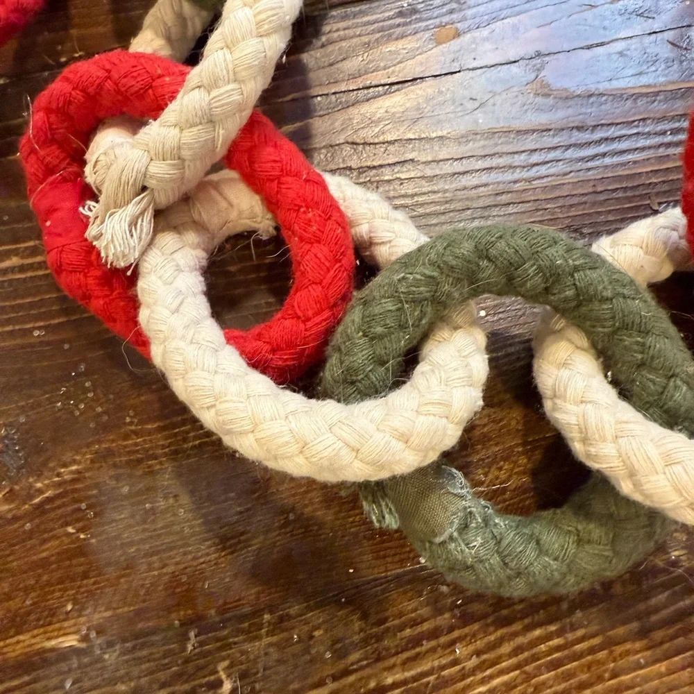 Colorful Rope Chain Christmas Garland
